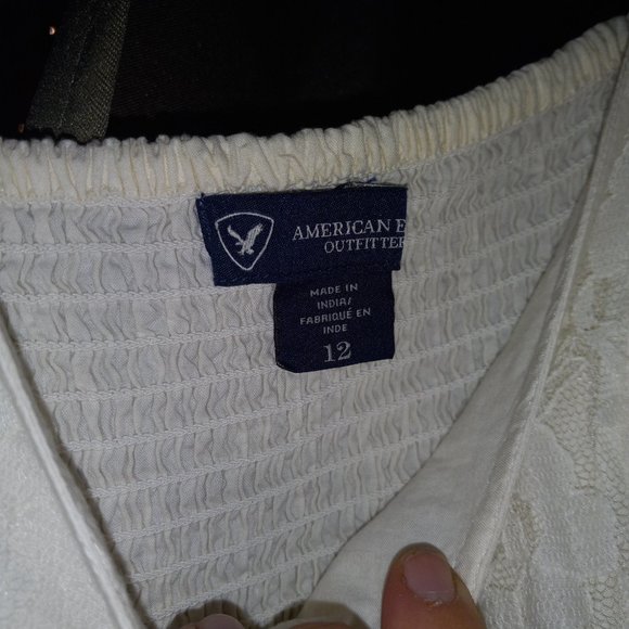 Cream Colored Tulle Empire Waist Fairy Like Dress - Picture 6 of 6